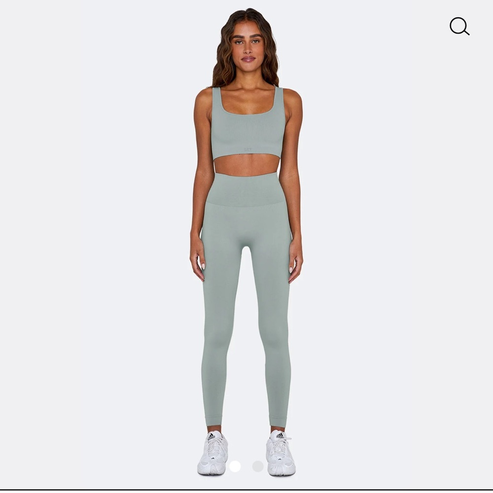 NWOT SET ACTIVE SCULPTFLEX LEGGINGS RAIN SIZE S